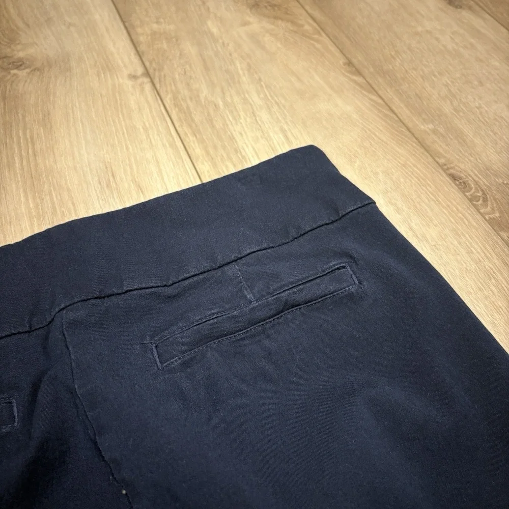 Soft Surroundings Pants TM Navy Blue Pull On Stretch Comfort Lounge Straight Leg - Picture 9 of 9